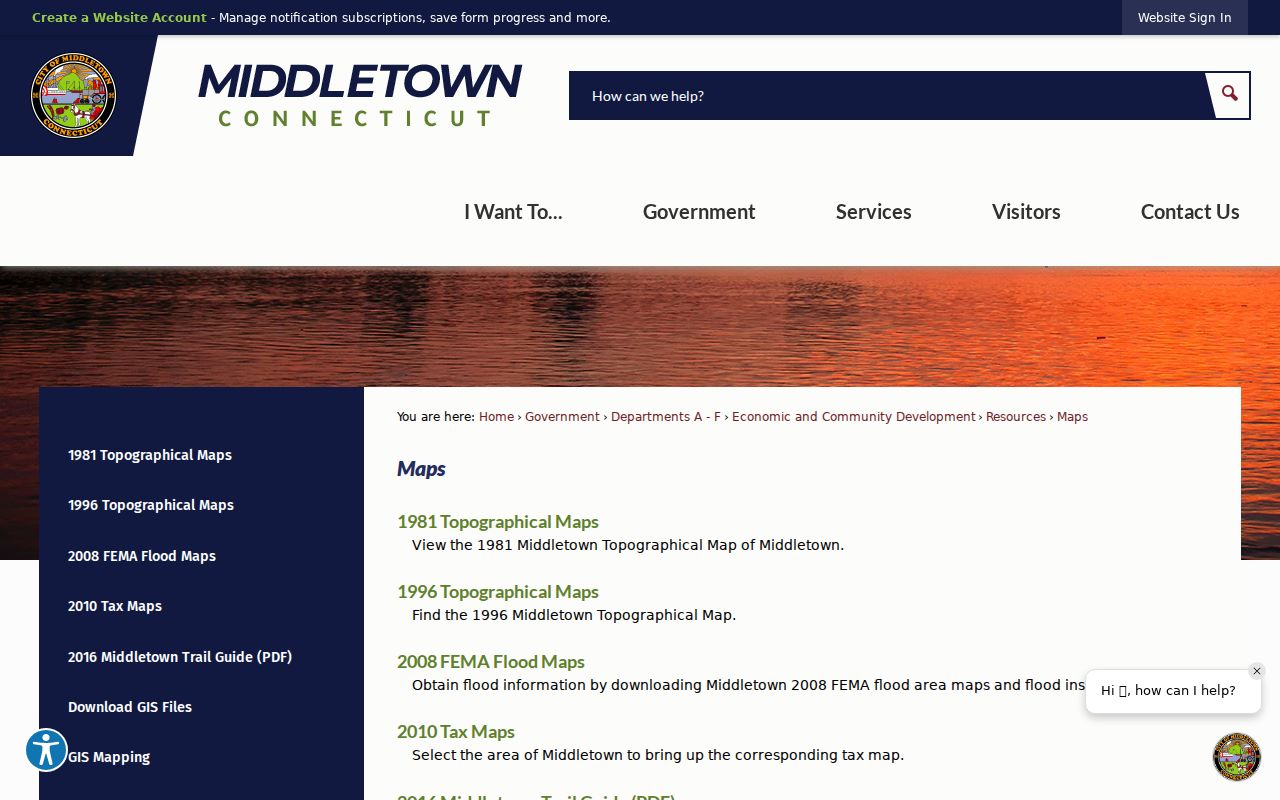 Middletown neighbors historical and current maps